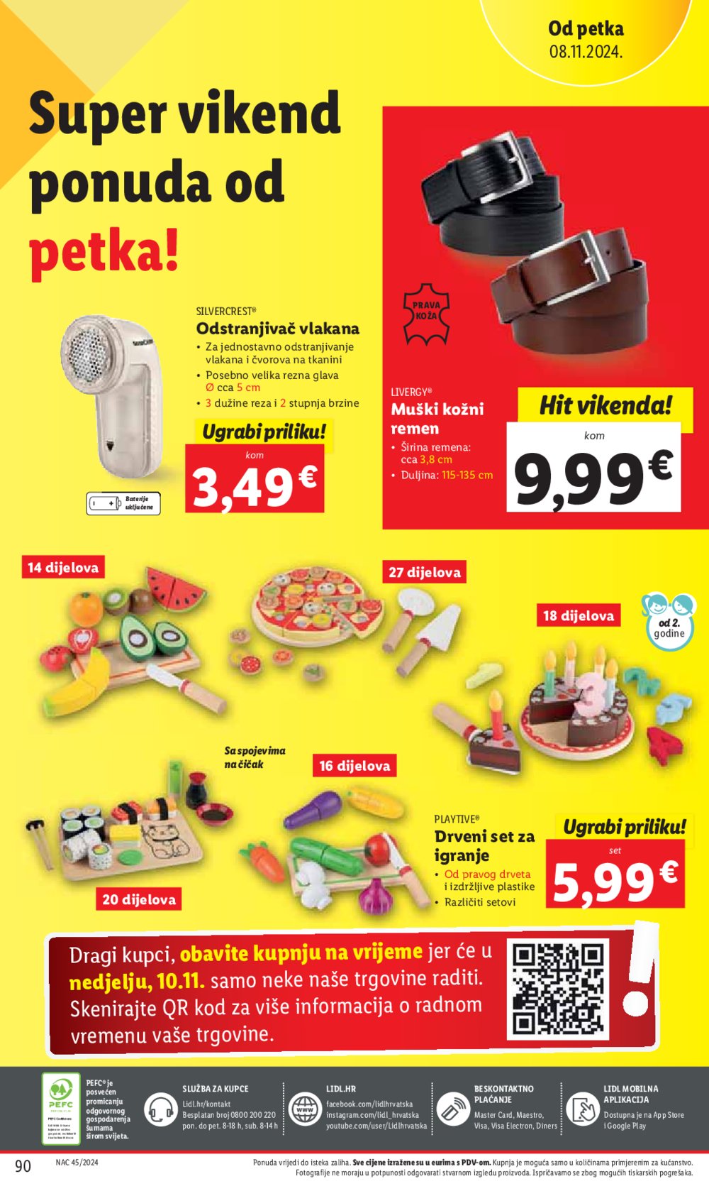 Lidl Super Ponuda od ponedjeljka 04.11. - 10.11.2024. 