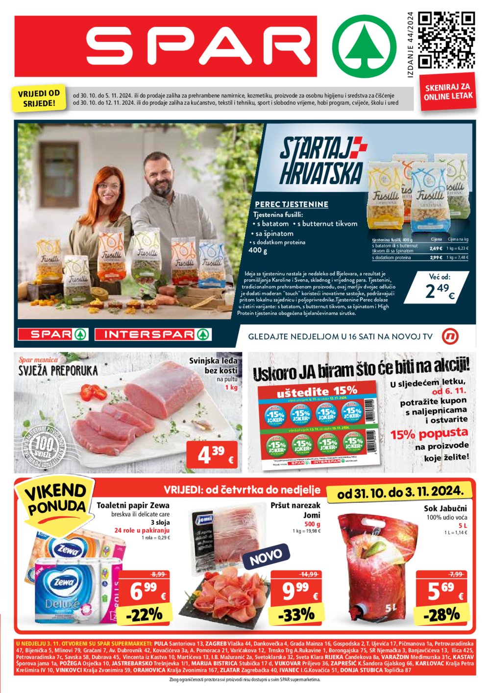 SPAR katalog Akcija 30.10.-05.11.2024.