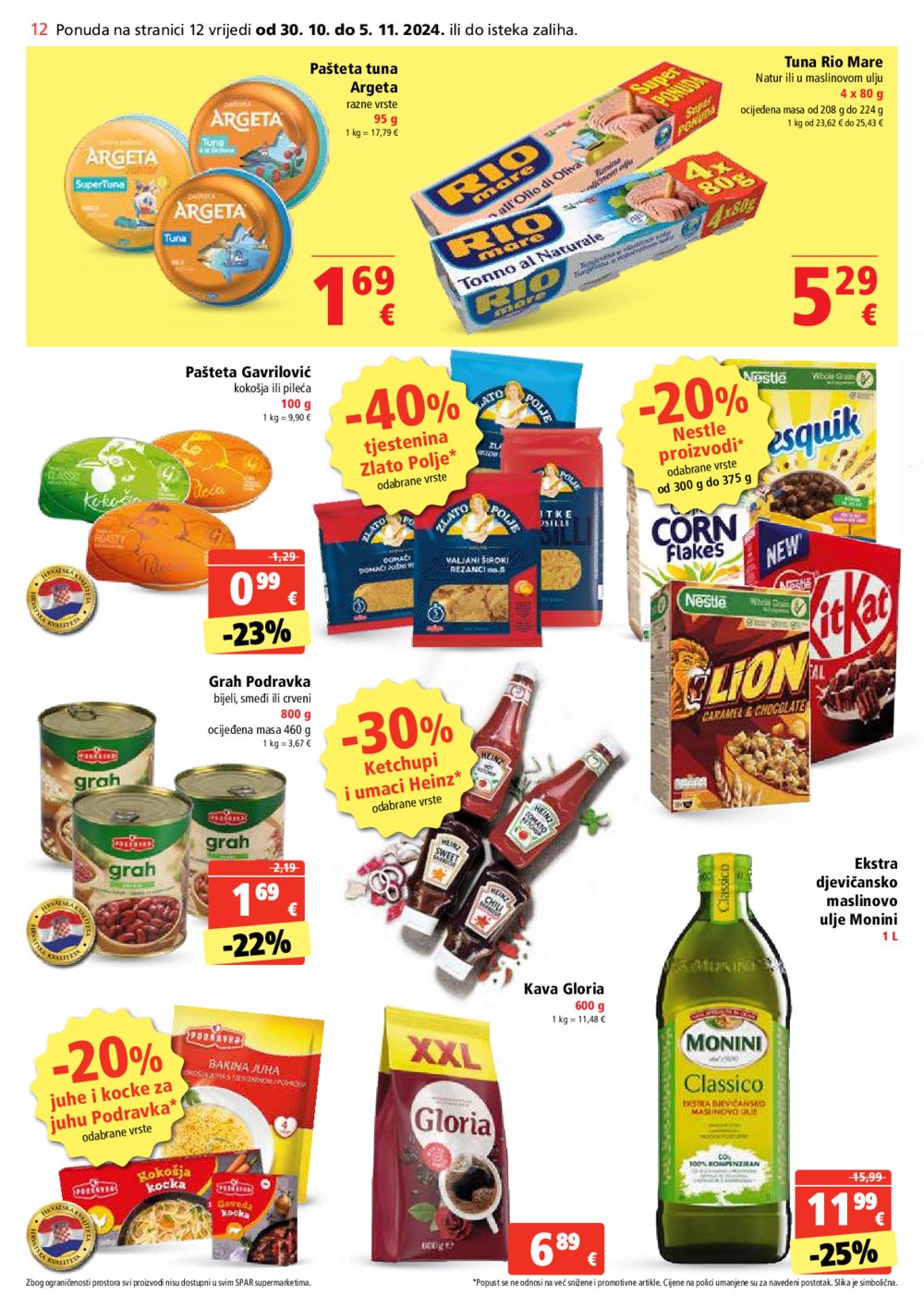 SPAR katalog Akcija 30.10.-05.11.2024.