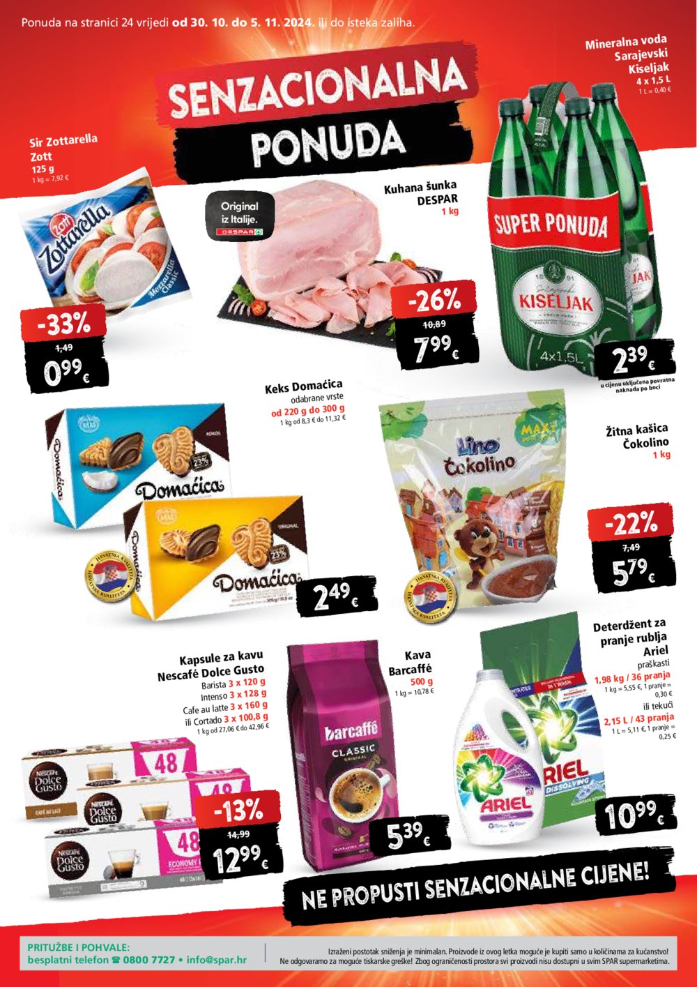 SPAR katalog Akcija 30.10.-05.11.2024.