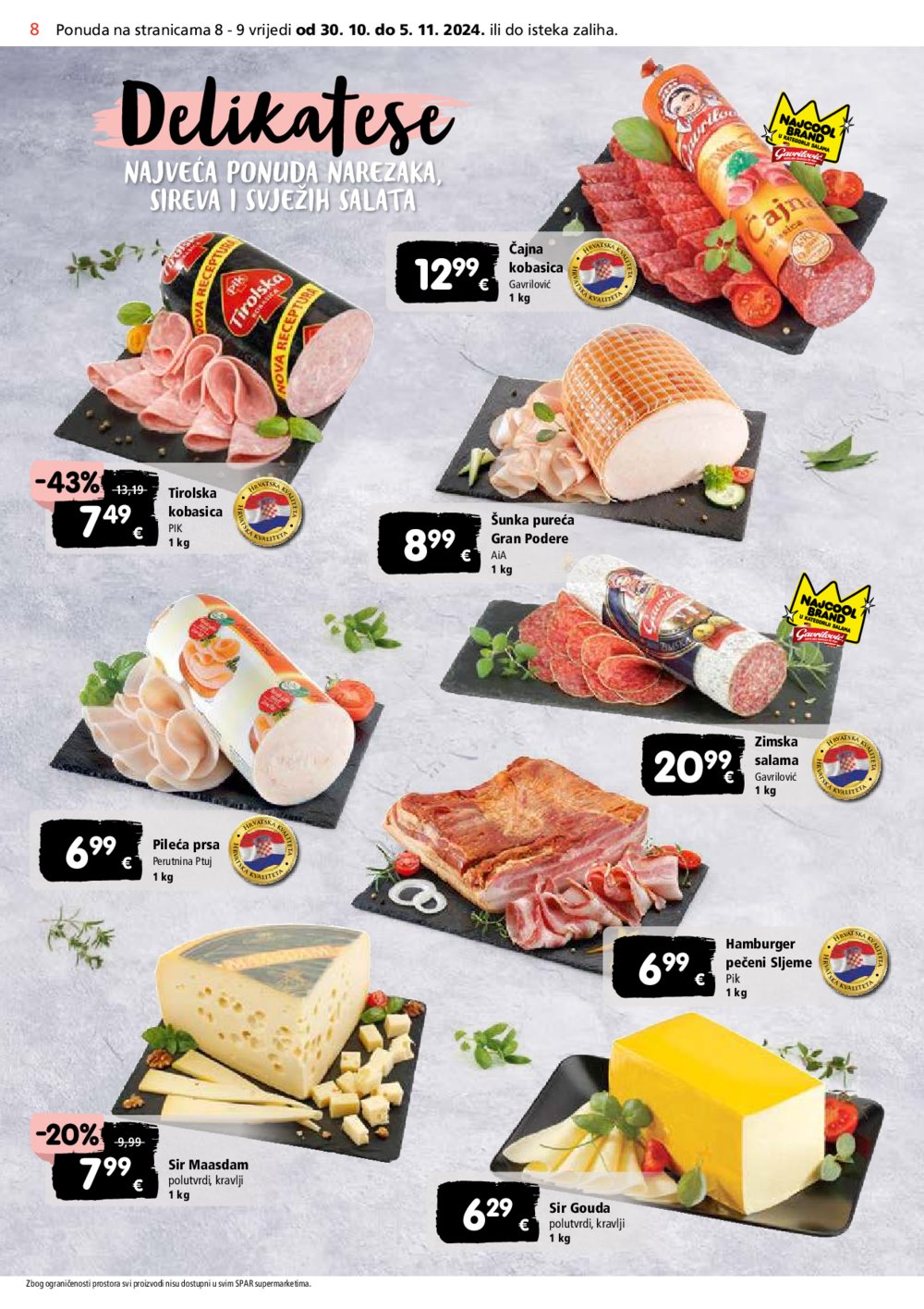 SPAR katalog Akcija 30.10.-05.11.2024.