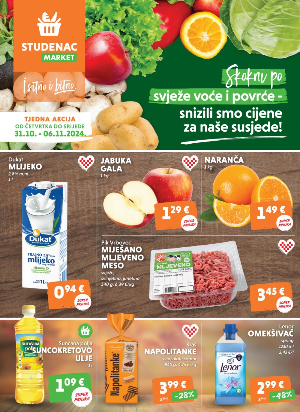 Studenac katalog Akcija 31.10.-6.11.2024.