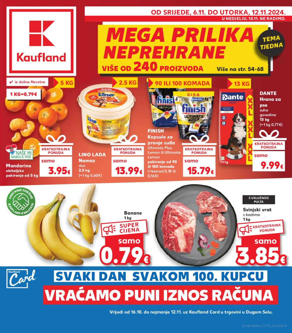 Kaufland katalog Akcija 06.11.-12.11.2024. Dugo Selo