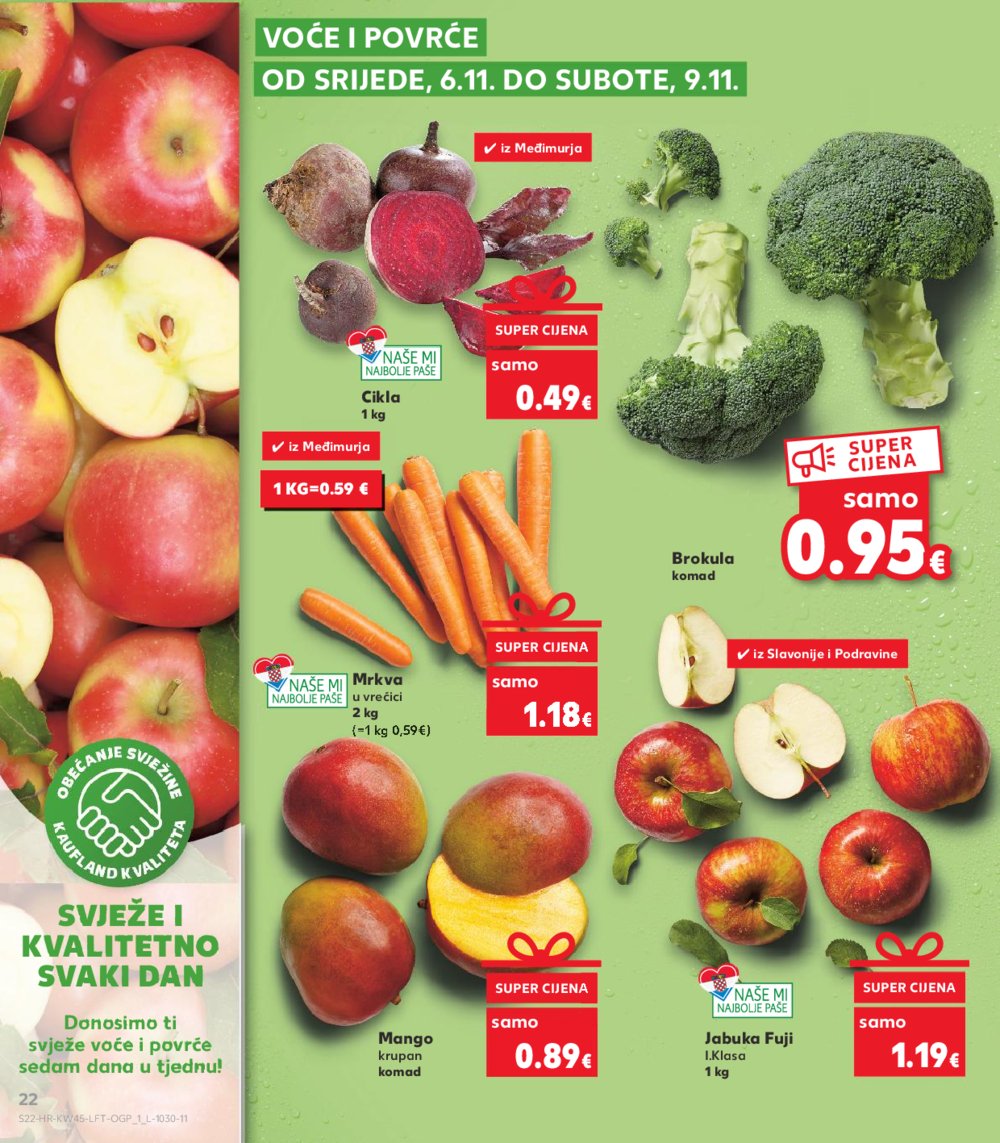 Kaufland katalog Akcija 06.11.-12.11.2024. Dugo Selo