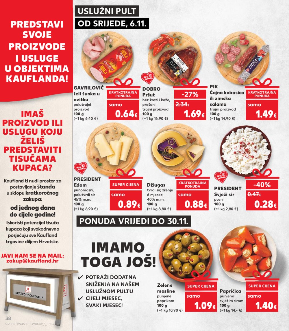 Kaufland katalog Akcija 06.11.-12.11.2024. Dugo Selo