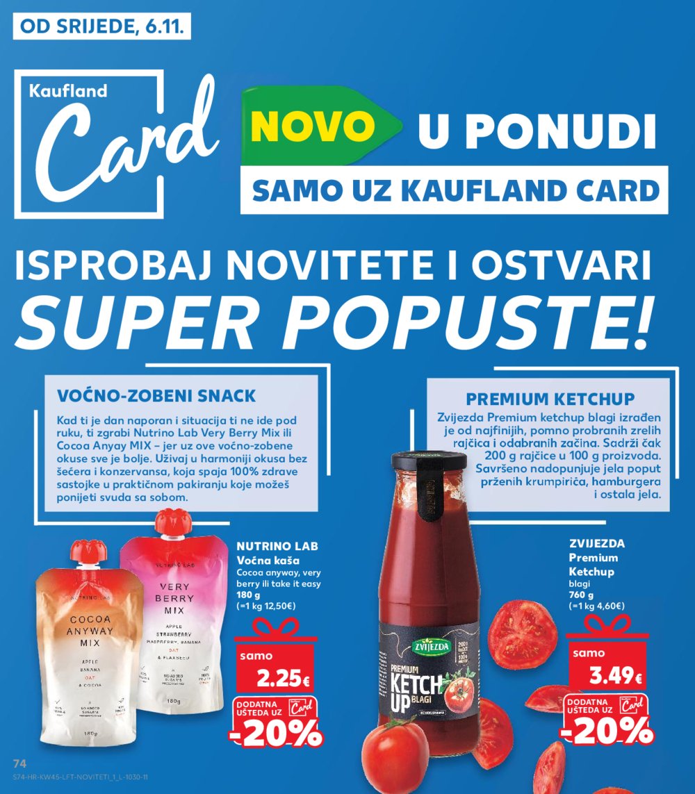 Kaufland katalog Akcija 06.11.-12.11.2024. Dugo Selo