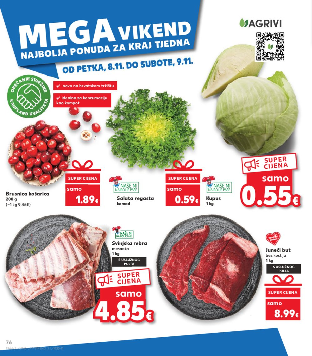 Kaufland katalog Akcija 06.11.-12.11.2024. Dugo Selo