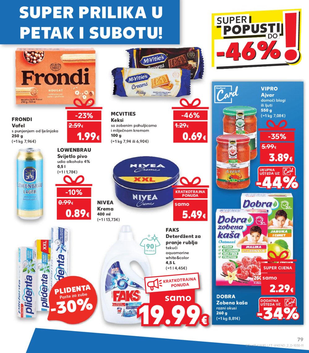 Kaufland katalog Akcija 06.11.-12.11.2024. Dugo Selo