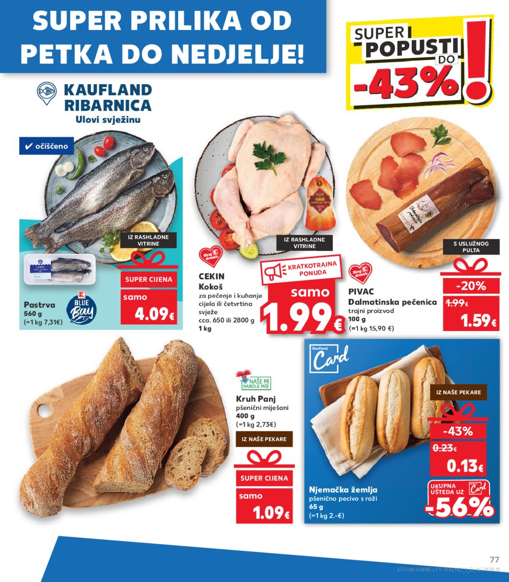 Kaufland katalog Akcija 06.11.-12.11.2024. Ivanec