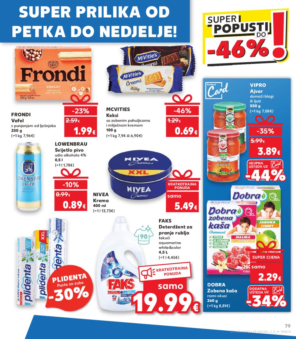 Kaufland katalog Akcija 06.11.-12.11.2024. Ivanec