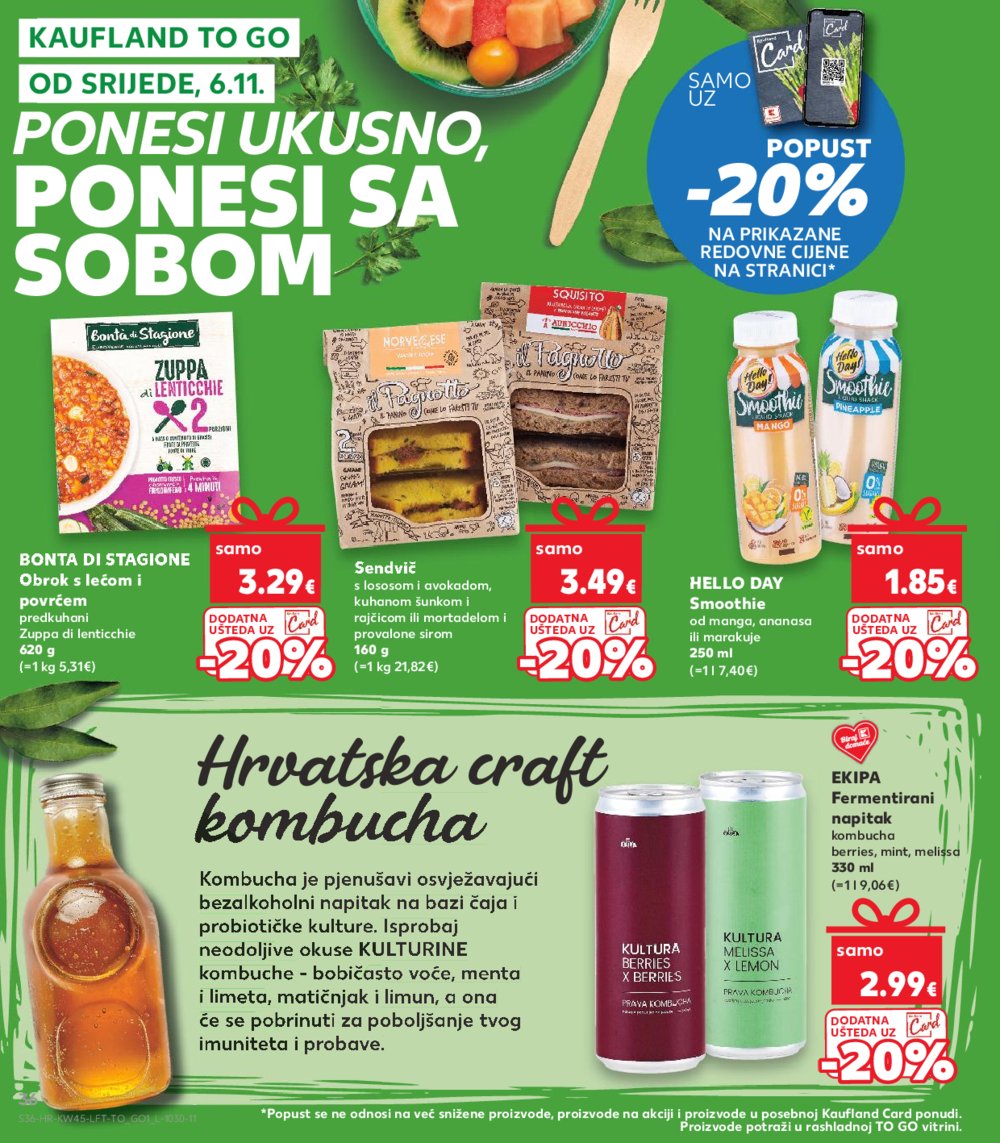 Kaufland katalog Akcija 06.11.-12.11.2024. Odabrane poslovnice