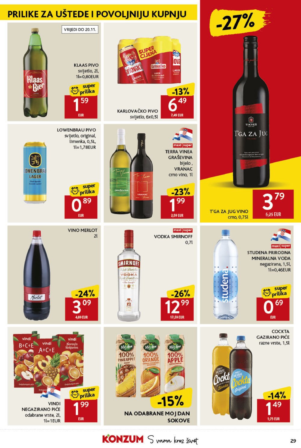 Konzum katalog Akcija 7.11.-13.11.2024.