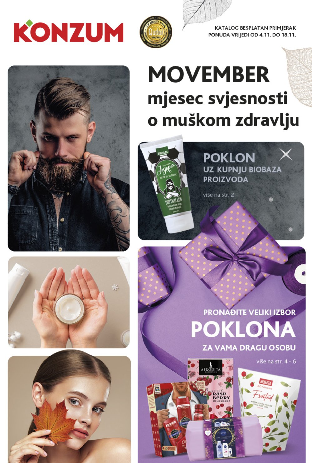 Konzum katalog Ljepota i njega 04.11.-18.11.2024.