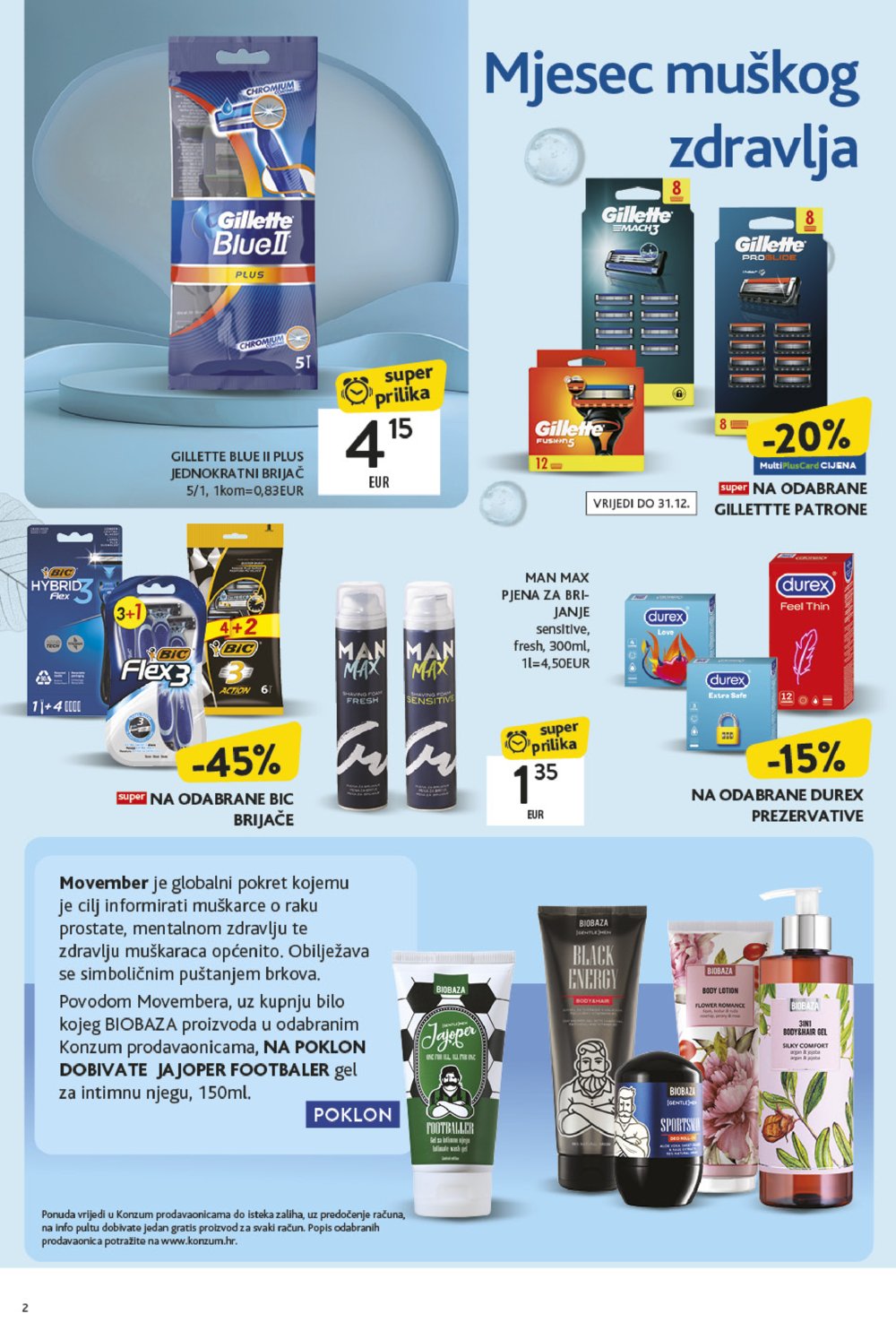 Konzum katalog Ljepota i njega 04.11.-18.11.2024.