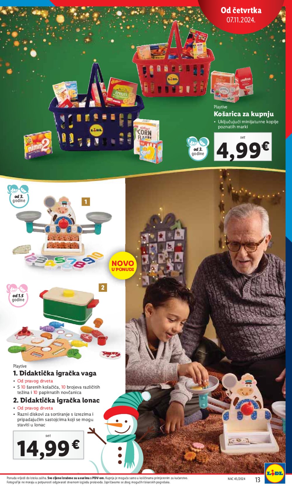 Lidl Božićni katalog igračaka od 07.11.2024.