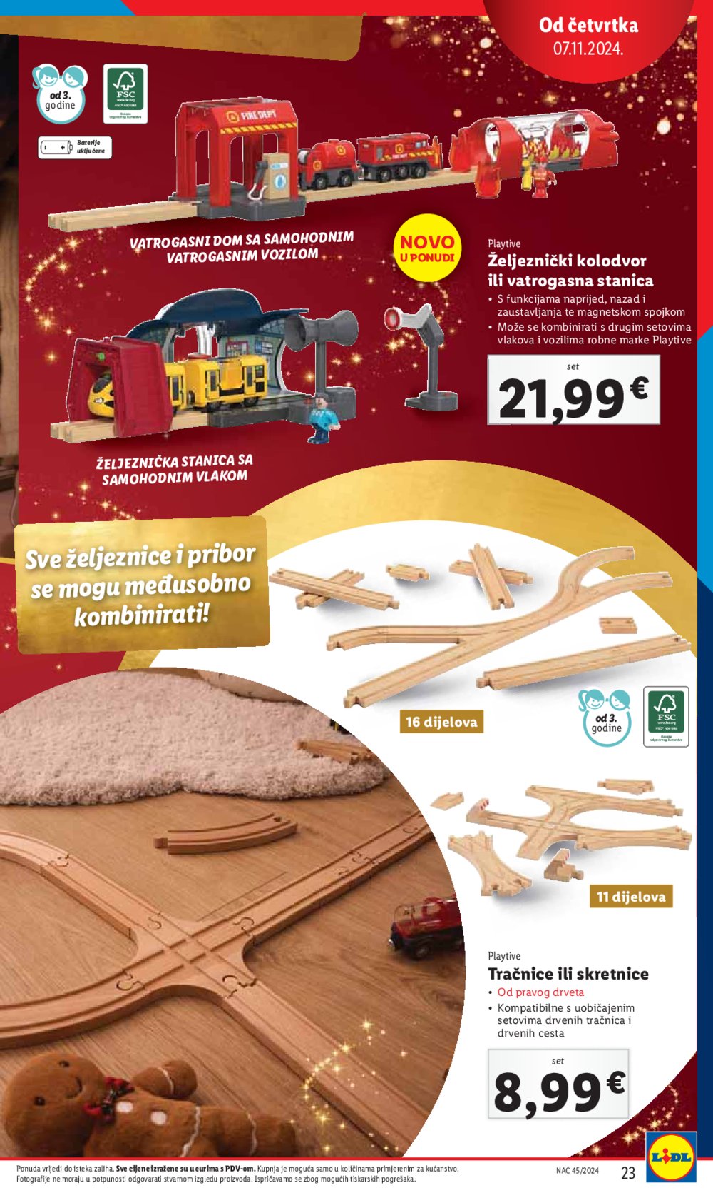 Lidl Božićni katalog igračaka od 07.11.2024.