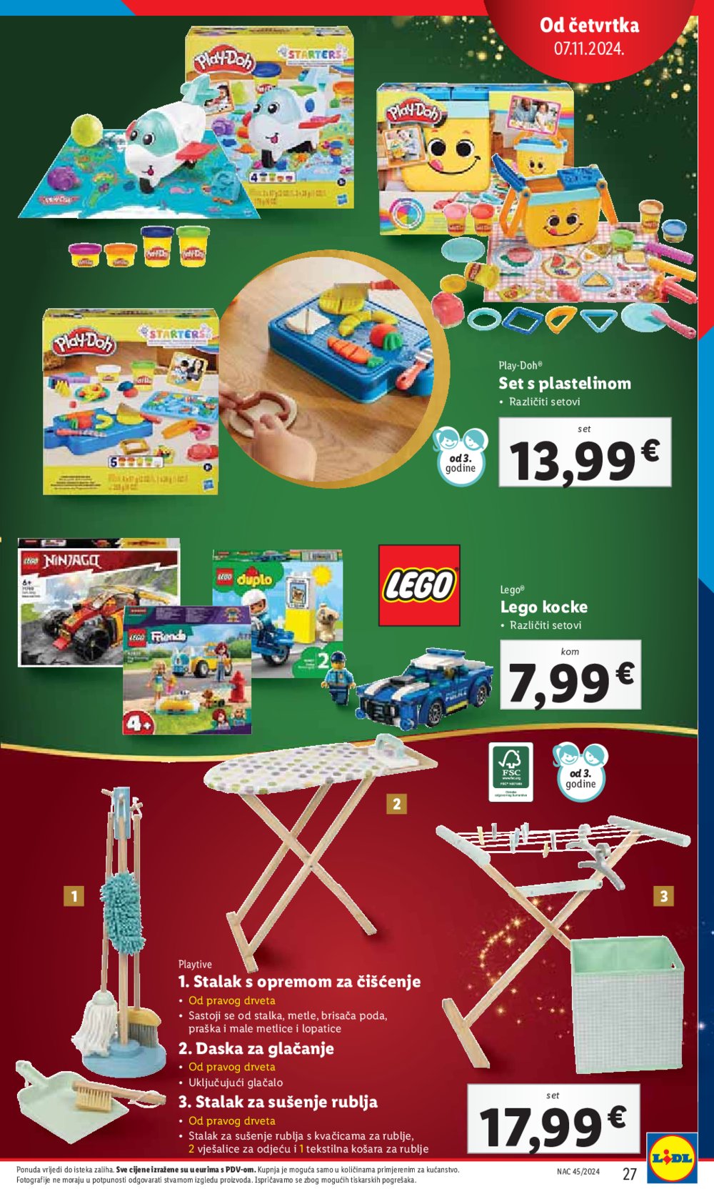 Lidl Božićni katalog igračaka od 07.11.2024.