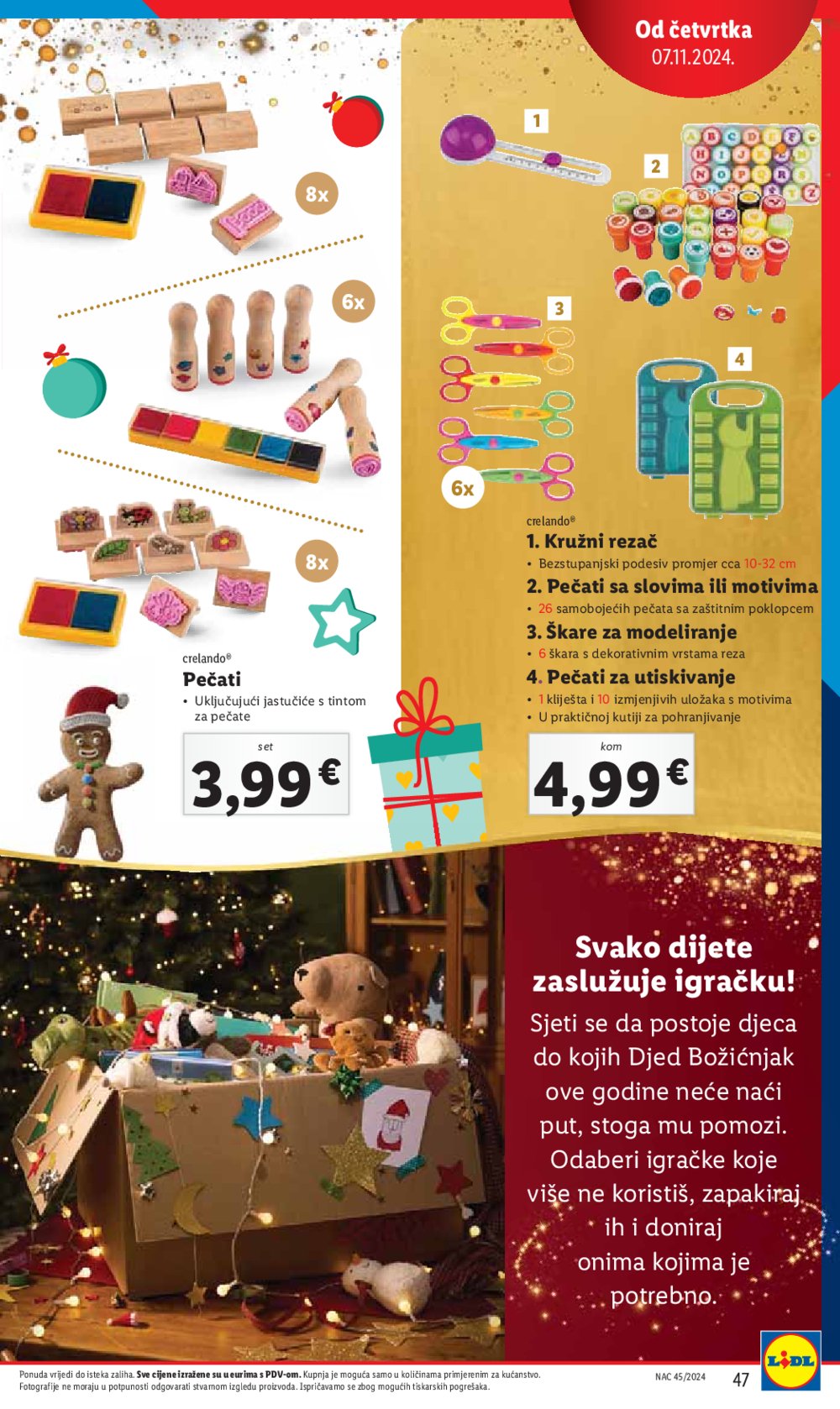 Lidl Božićni katalog igračaka od 07.11.2024.