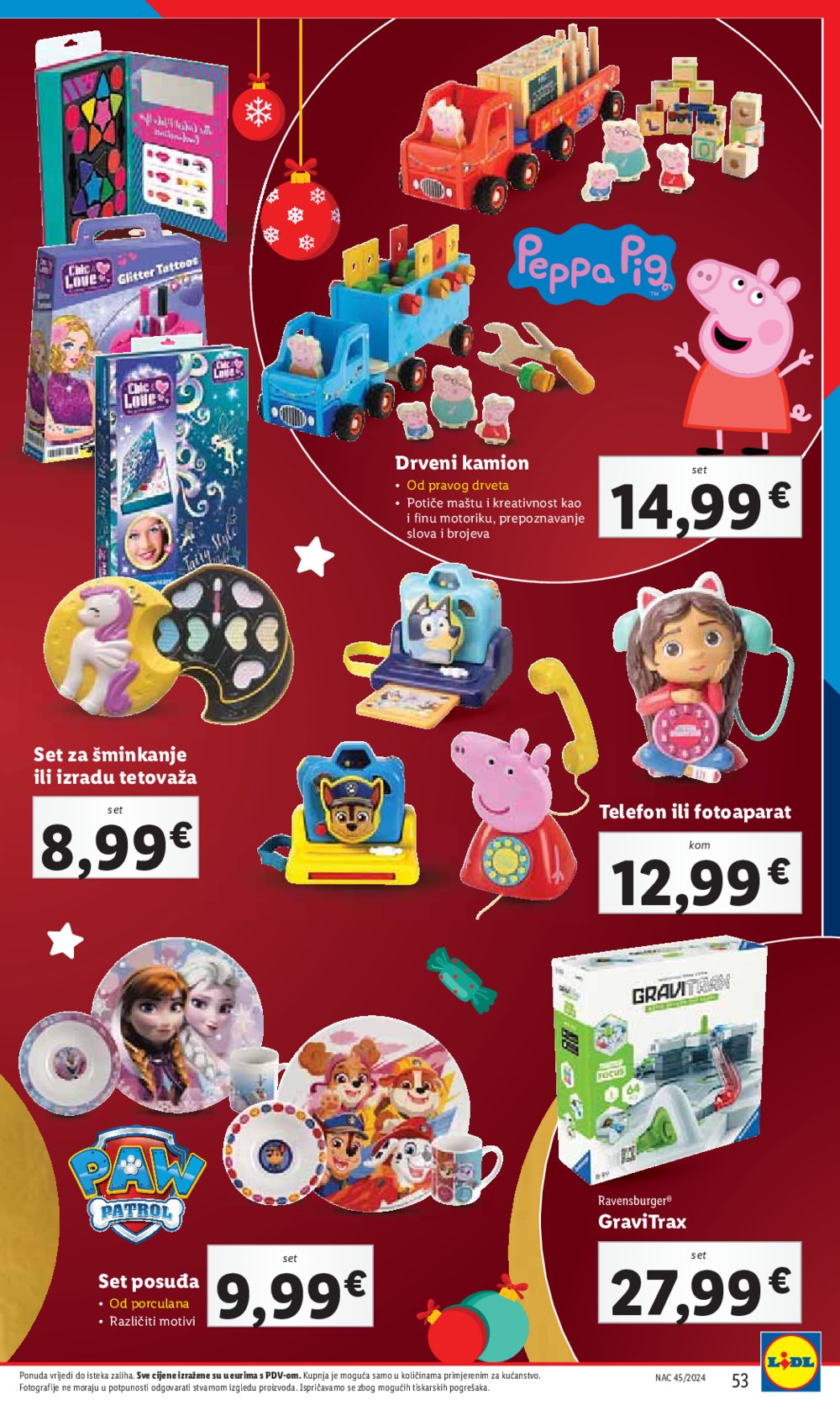 Lidl Božićni katalog igračaka od 07.11.2024.