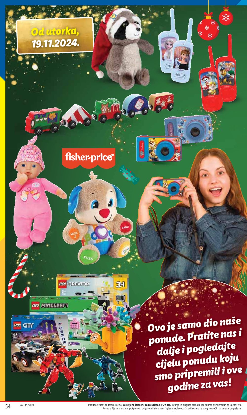 Lidl Božićni katalog igračaka od 07.11.2024.