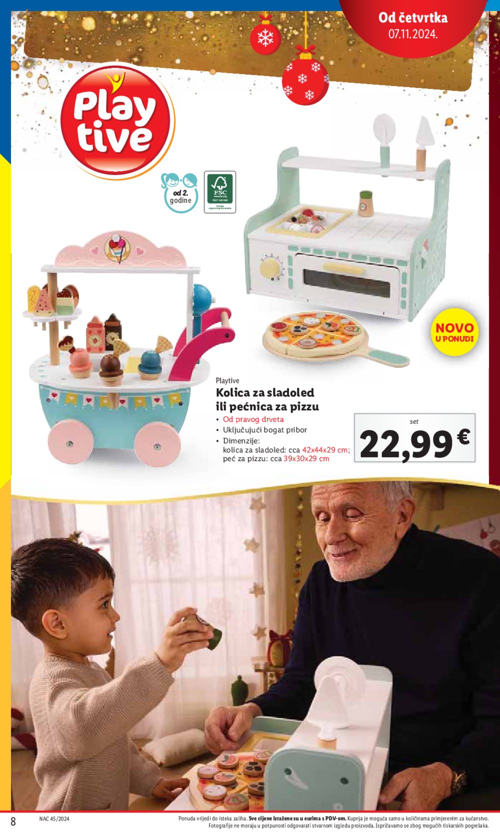 Lidl Božićni katalog igračaka od 07.11.2024.