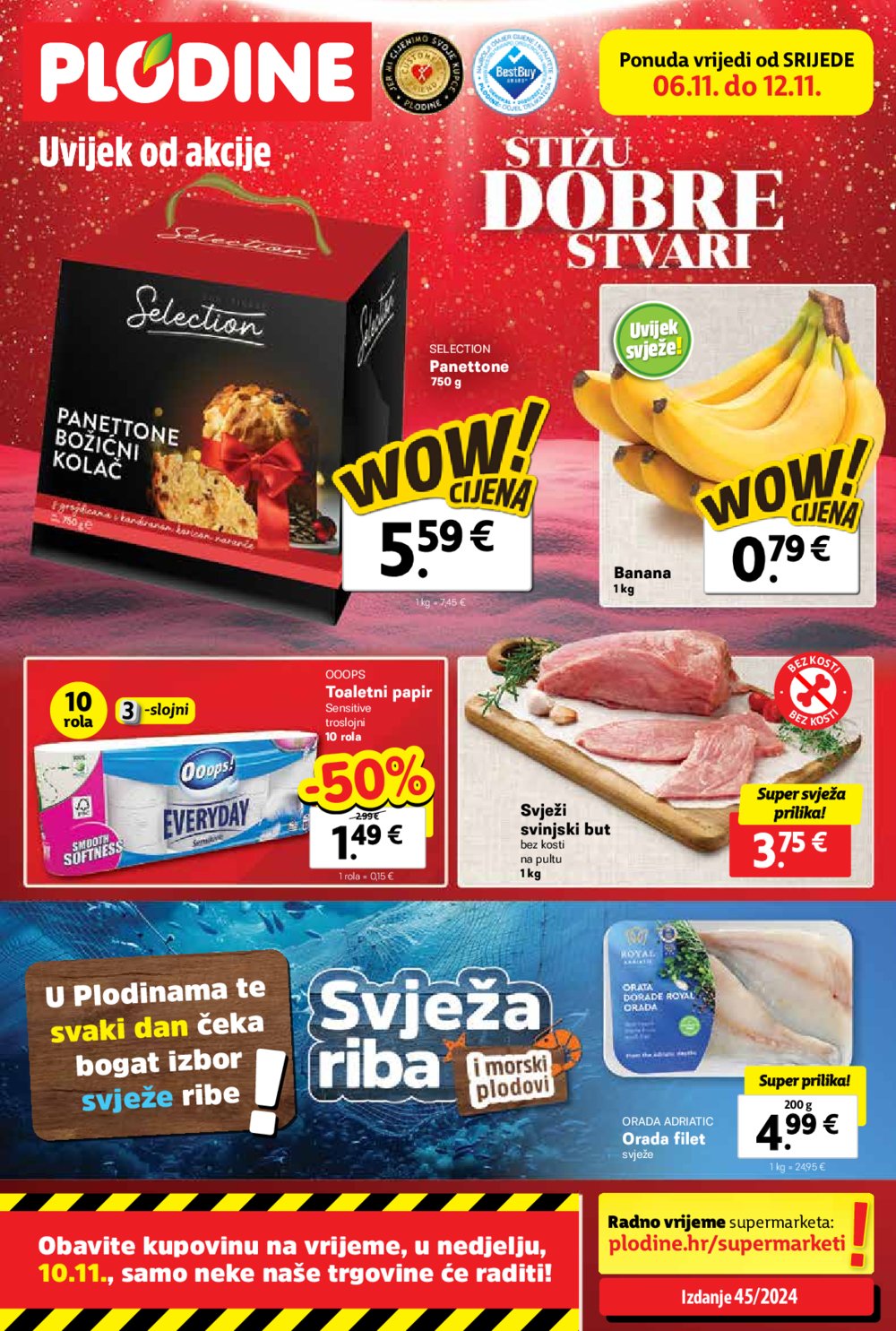 Plodine katalog Akcija 06.11.-12.11.2024.