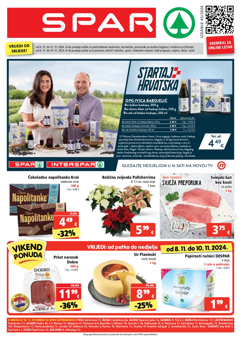 SPAR katalog Akcija 06.11.-12.11.2024.