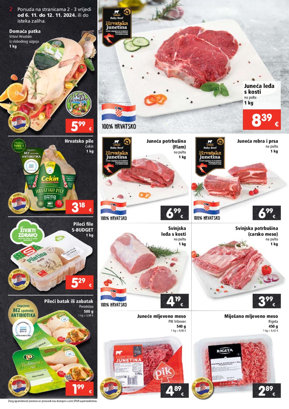 SPAR katalog Akcija 06.11.-12.11.2024.