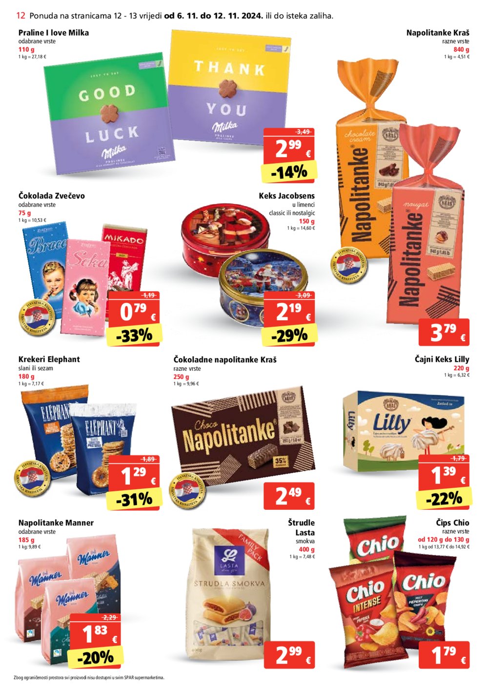 SPAR katalog Akcija 06.11.-12.11.2024.