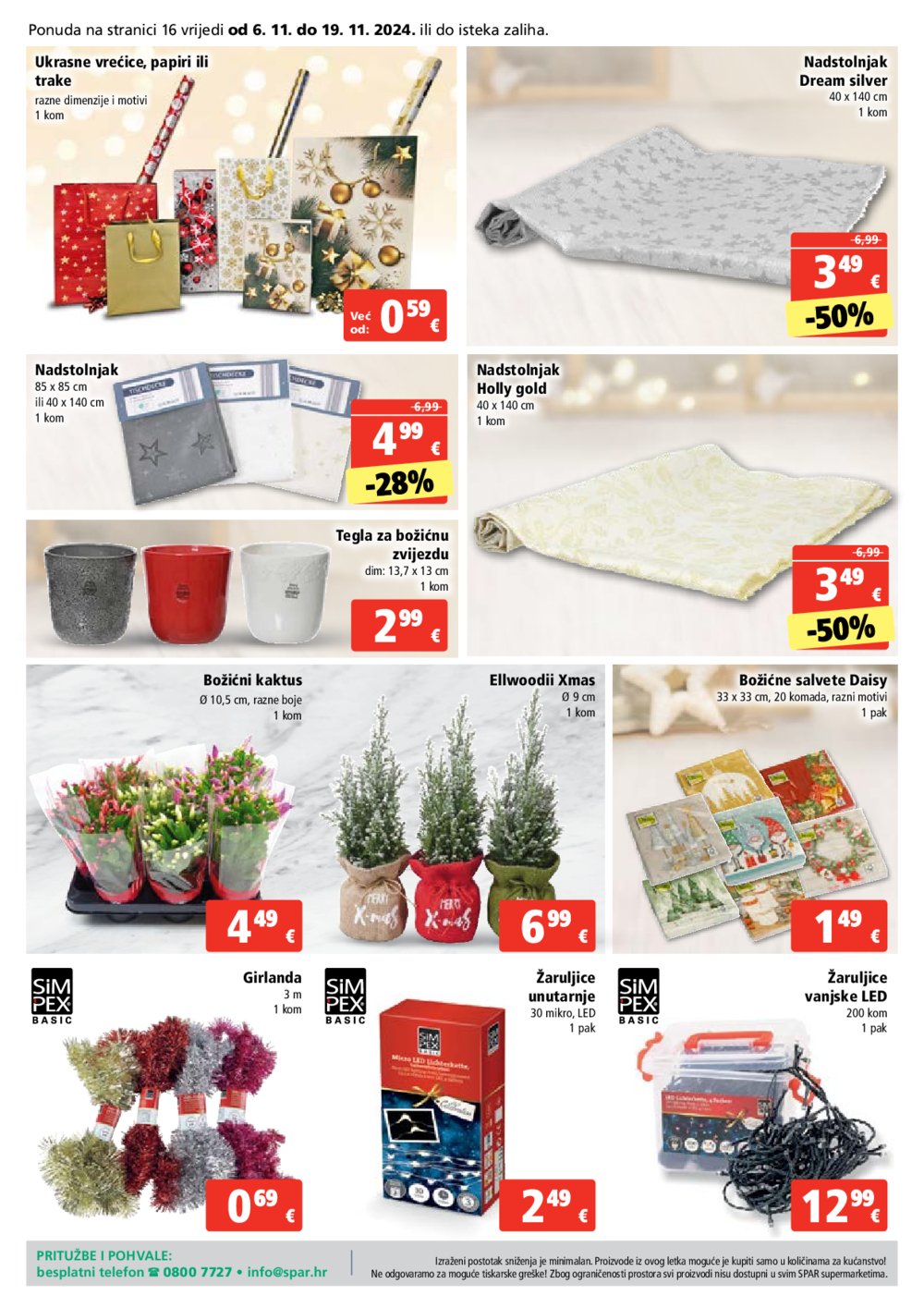 SPAR katalog Akcija 06.11.-12.11.2024.