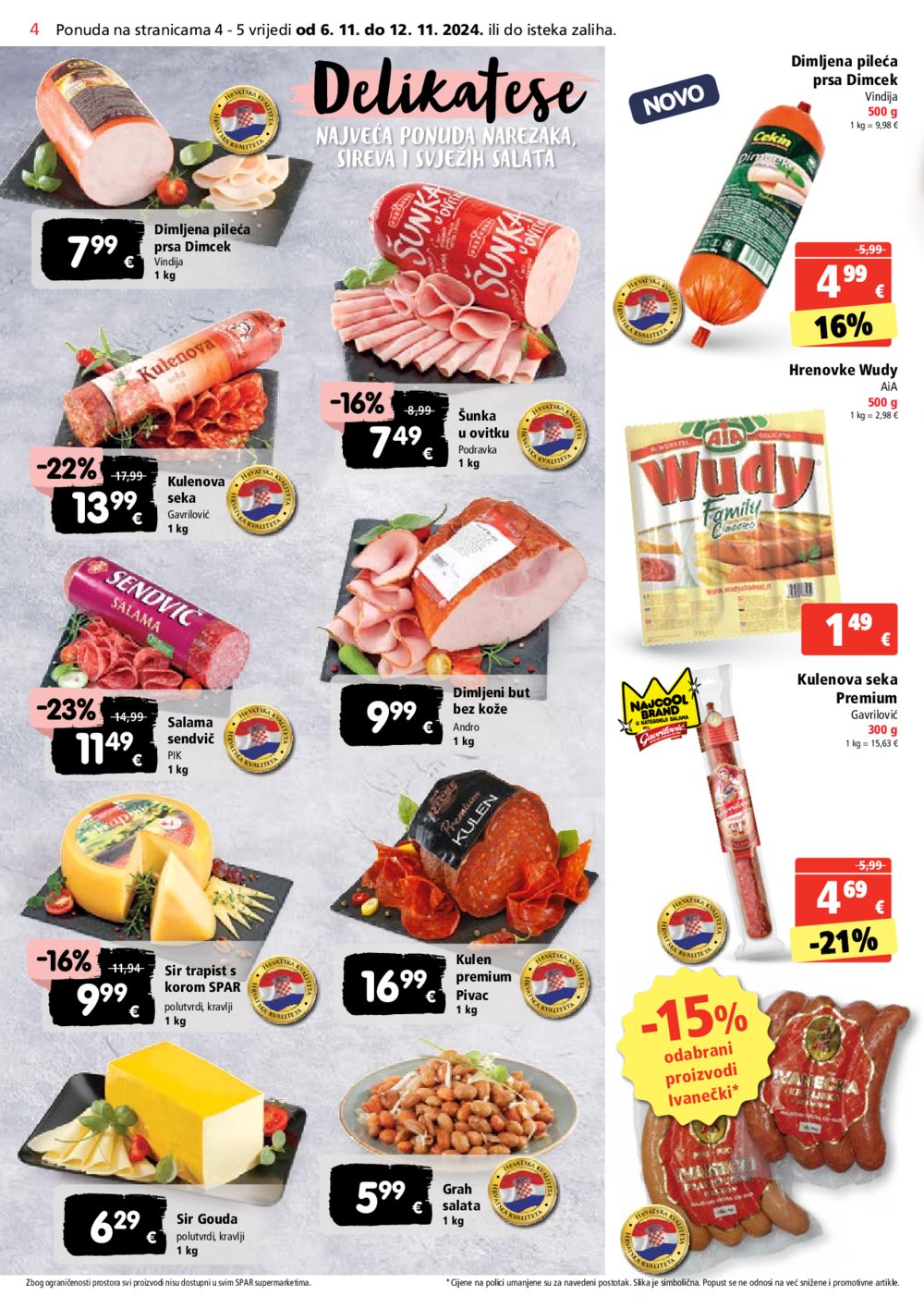 SPAR katalog Akcija 06.11.-12.11.2024.