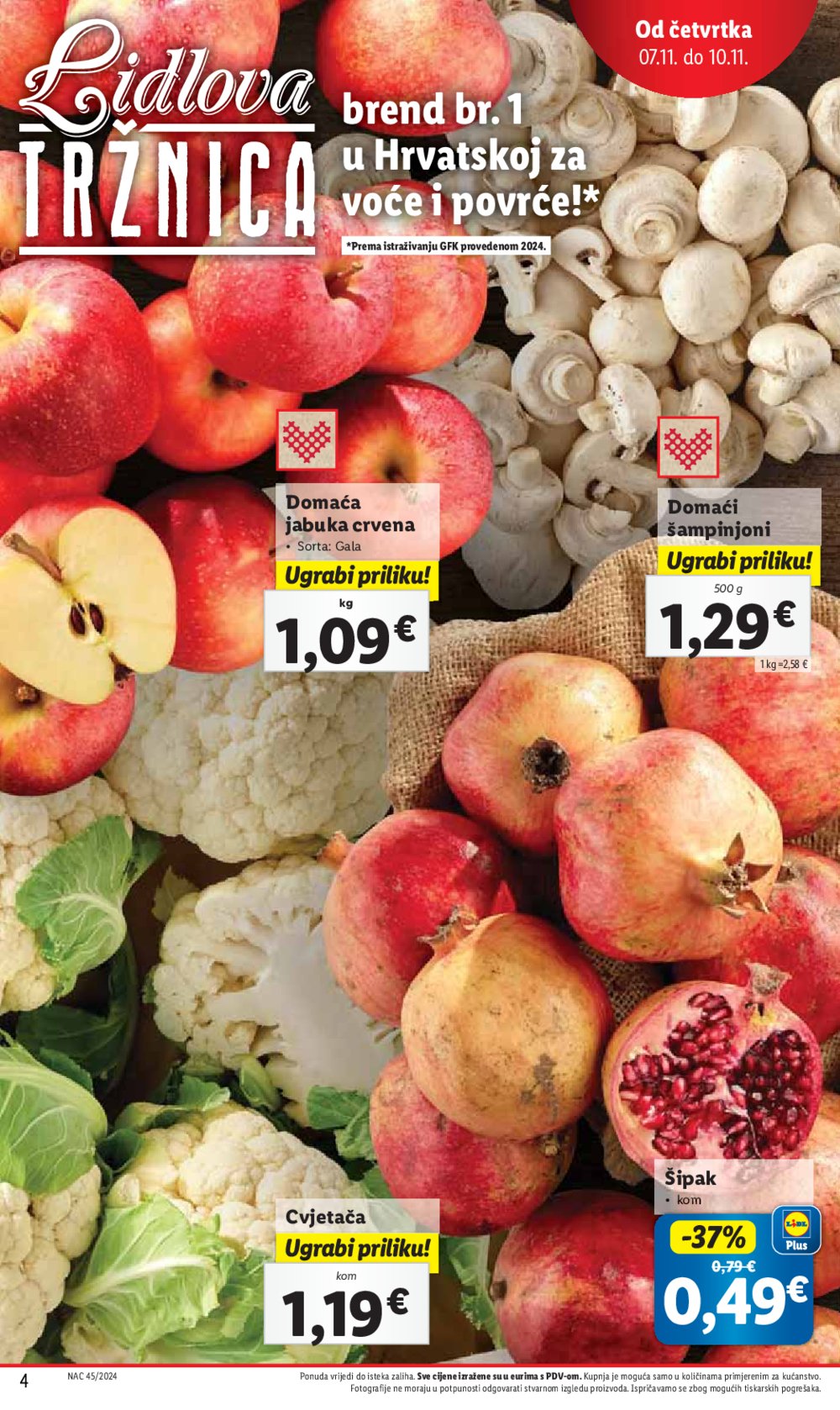 Lidl katalog super ponuda od četvrtka 07.11.-10.11.2024.