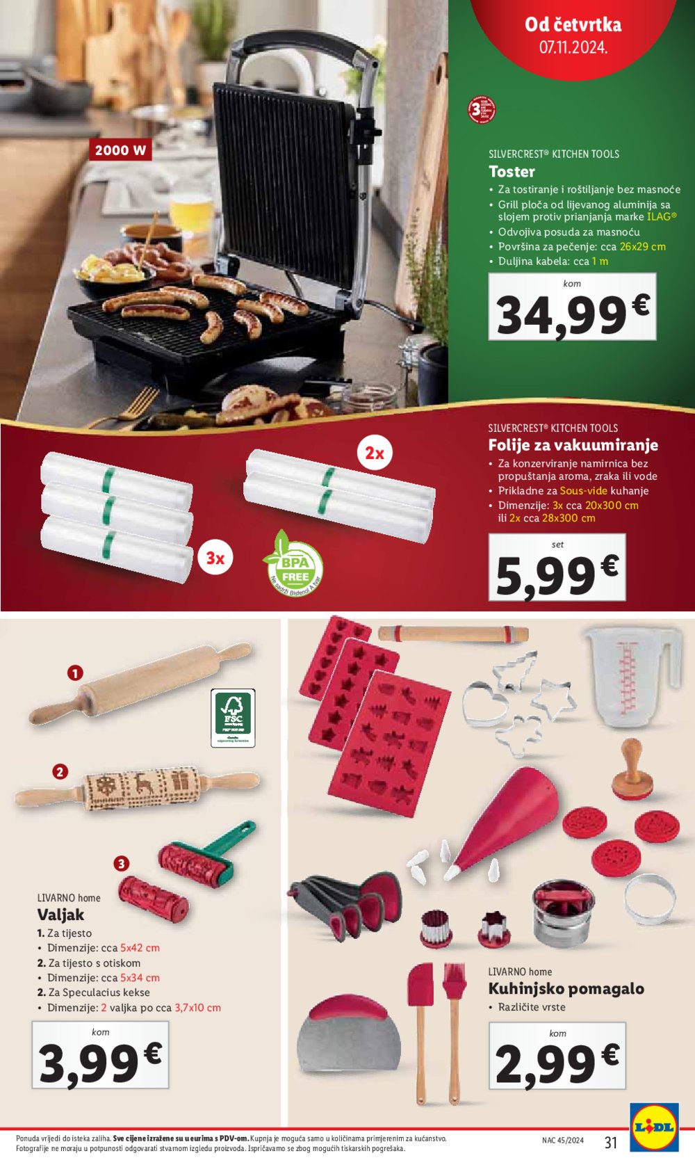 Lidl katalog super ponuda od četvrtka 07.11.-10.11.2024.