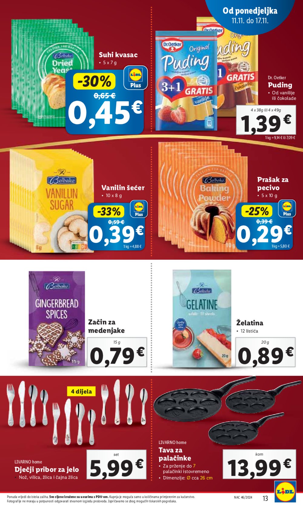 Lidl katalog Super ponuda od ponedjeljka 11.11.-17.11.2024.