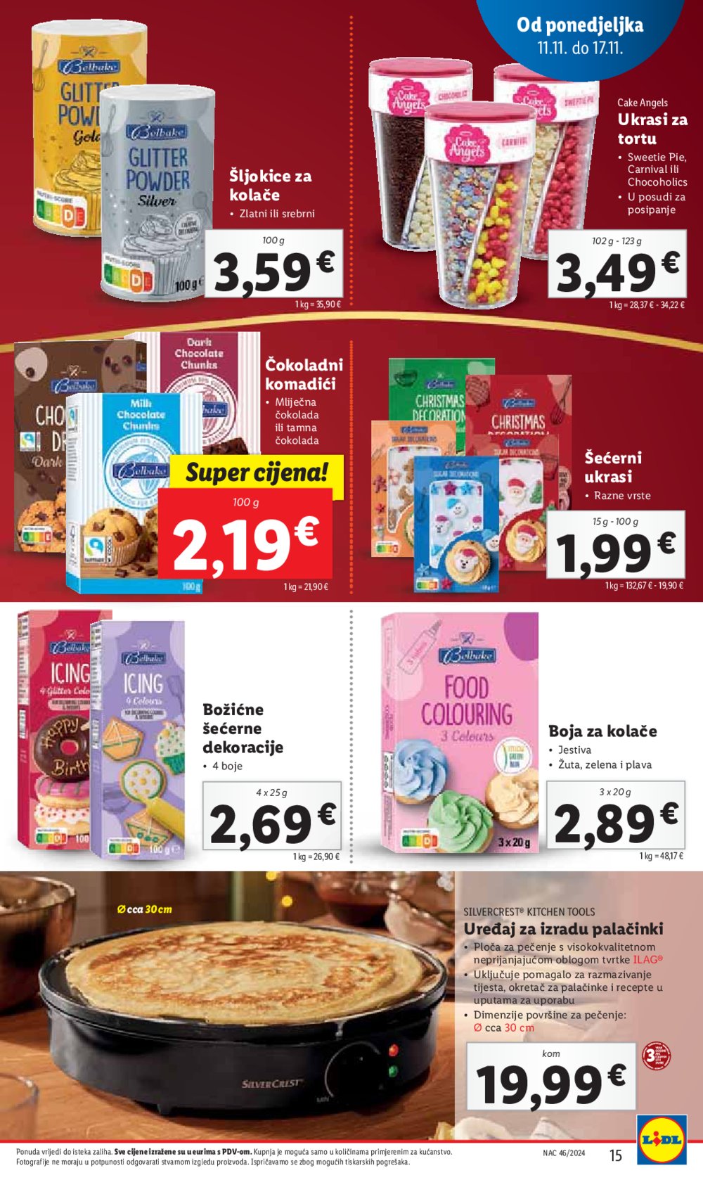 Lidl katalog Super ponuda od ponedjeljka 11.11.-17.11.2024.