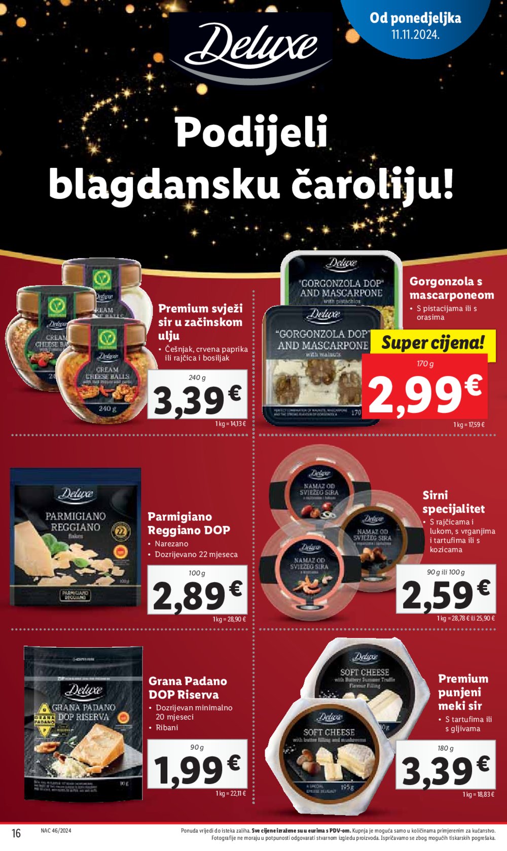 Lidl katalog Super ponuda od ponedjeljka 11.11.-17.11.2024.