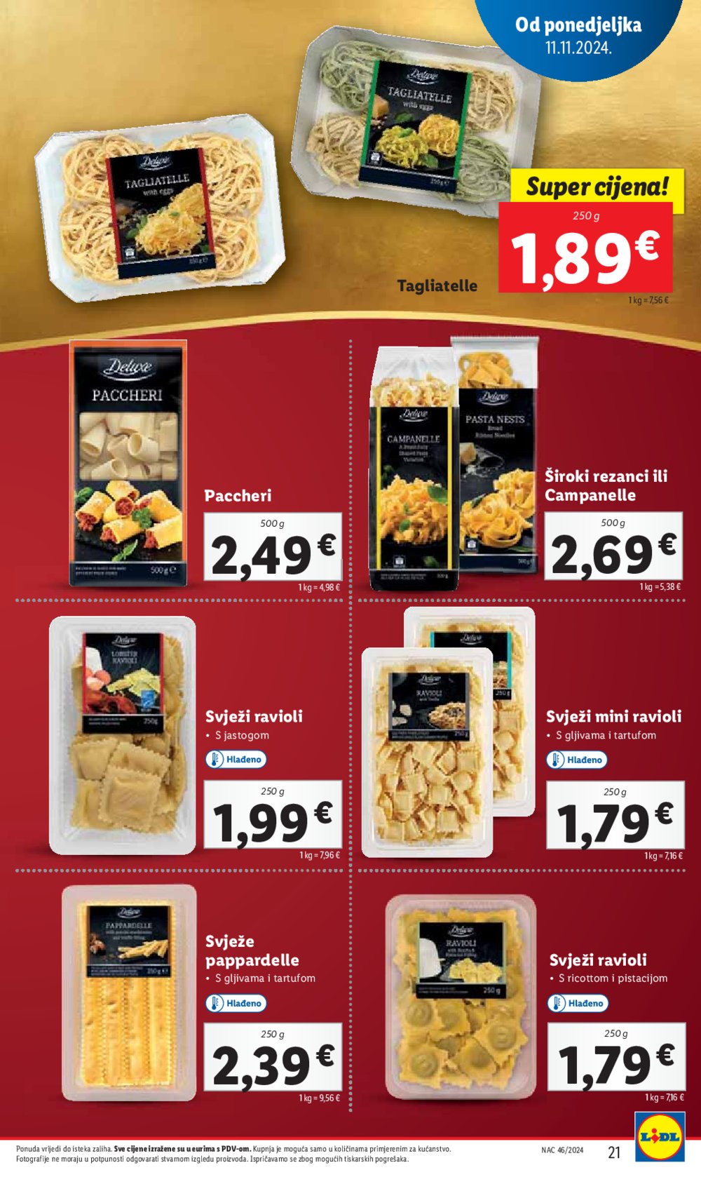 Lidl katalog Super ponuda od ponedjeljka 11.11.-17.11.2024.