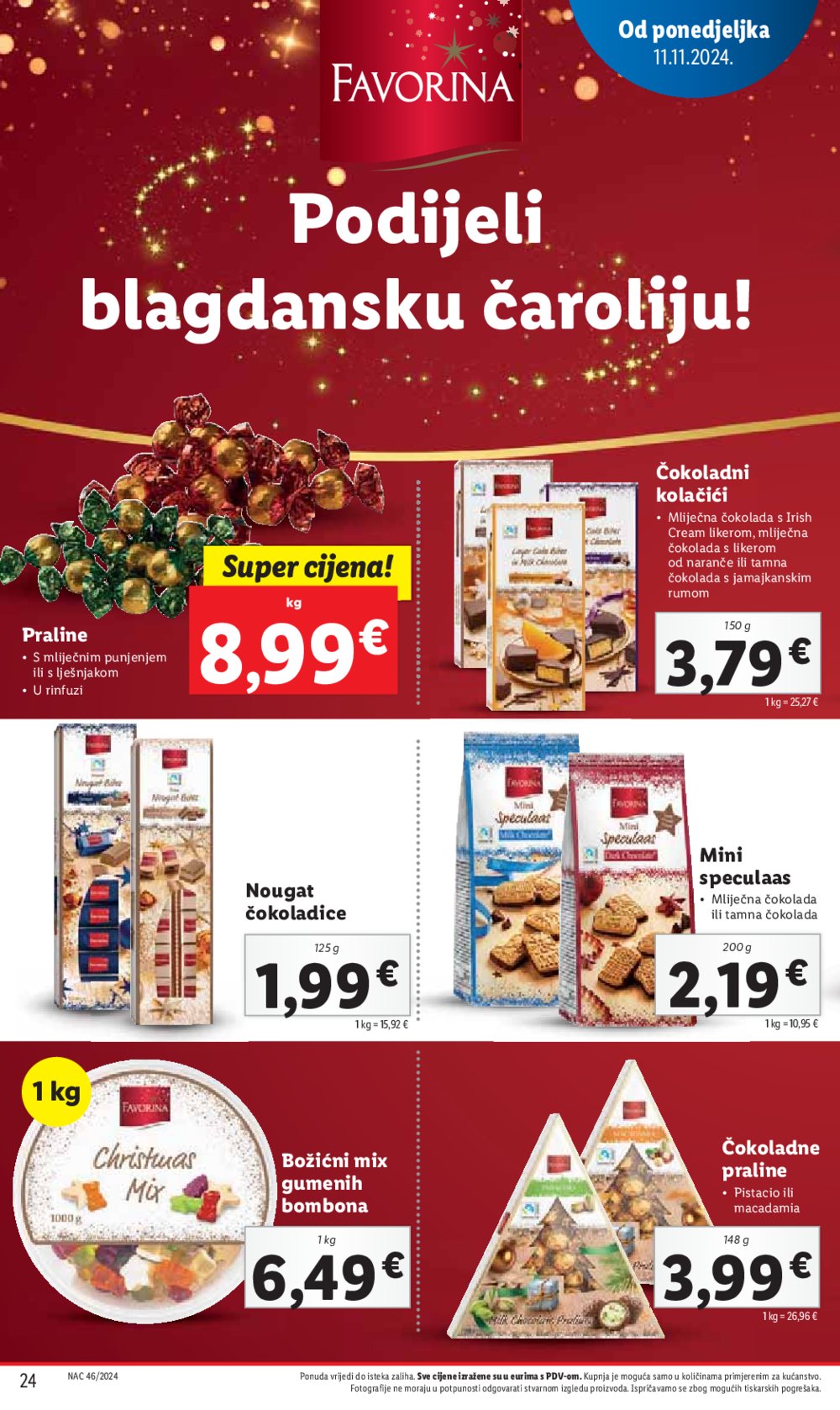 Lidl katalog Super ponuda od ponedjeljka 11.11.-17.11.2024.