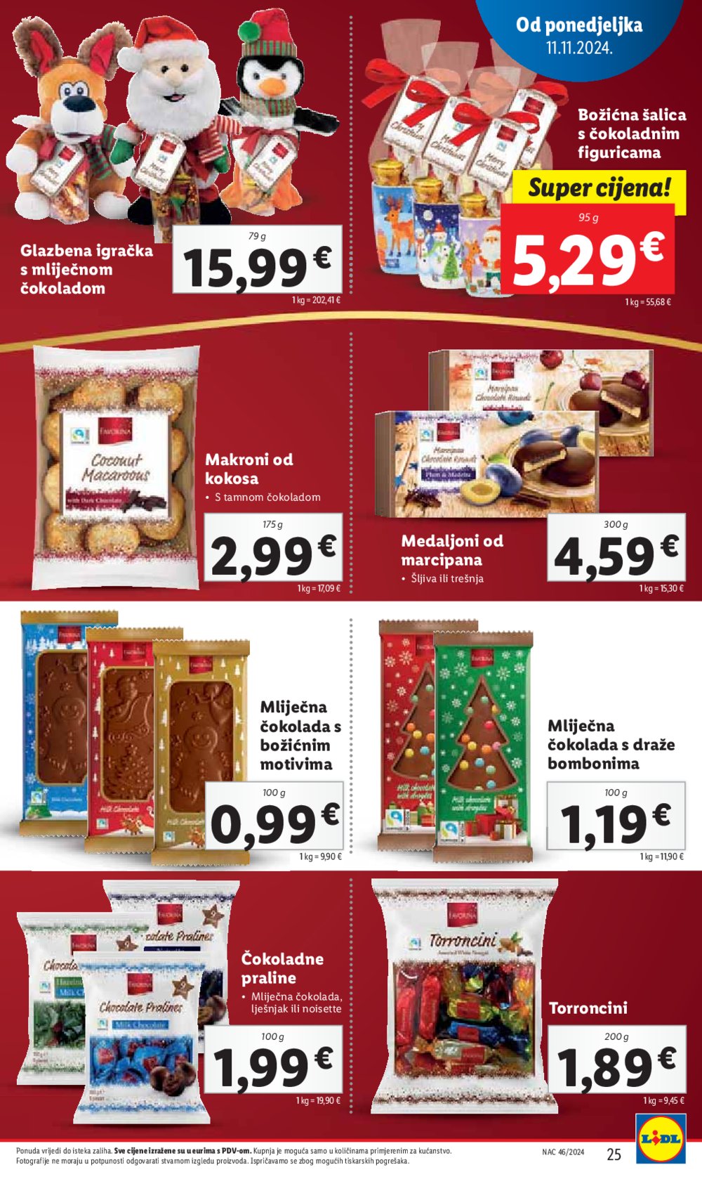 Lidl katalog Super ponuda od ponedjeljka 11.11.-17.11.2024.