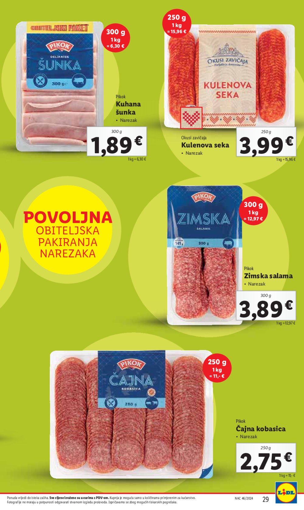 Lidl katalog Super ponuda od ponedjeljka 11.11.-17.11.2024.