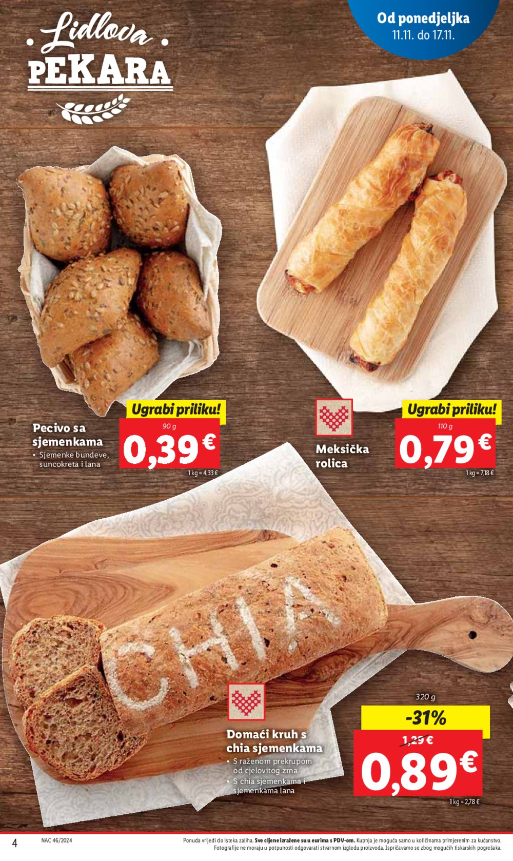 Lidl katalog Super ponuda od ponedjeljka 11.11.-17.11.2024.