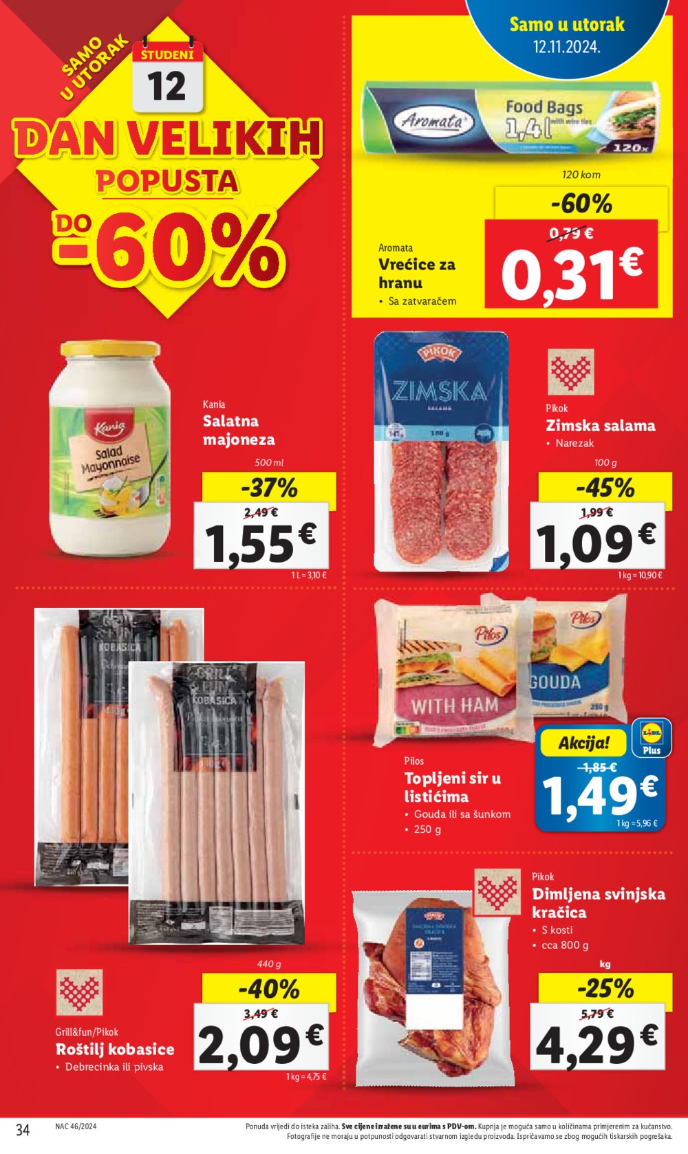 Lidl katalog Super ponuda od ponedjeljka 11.11.-17.11.2024.