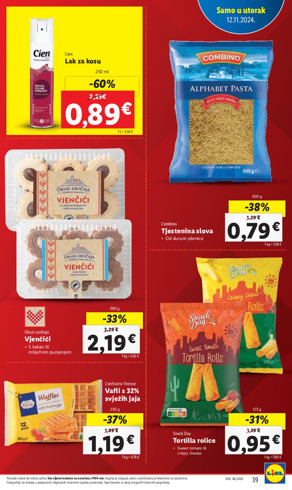 Lidl katalog Super ponuda od ponedjeljka 11.11.-17.11.2024.