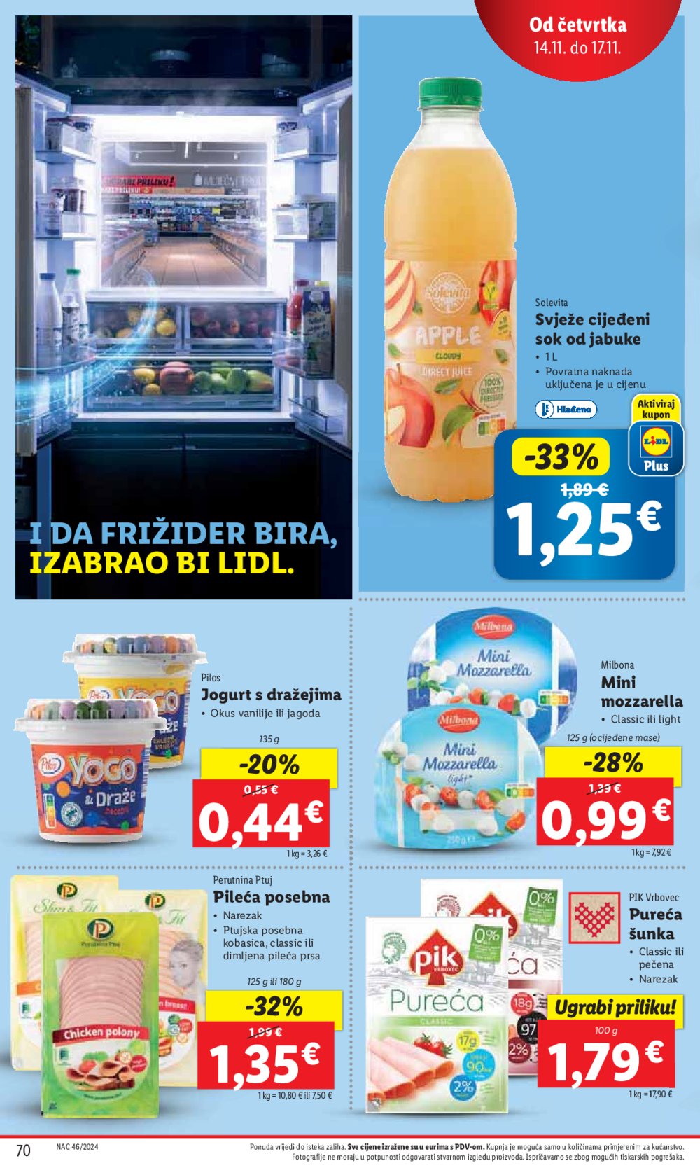 Lidl katalog Super ponuda od ponedjeljka 11.11.-17.11.2024.