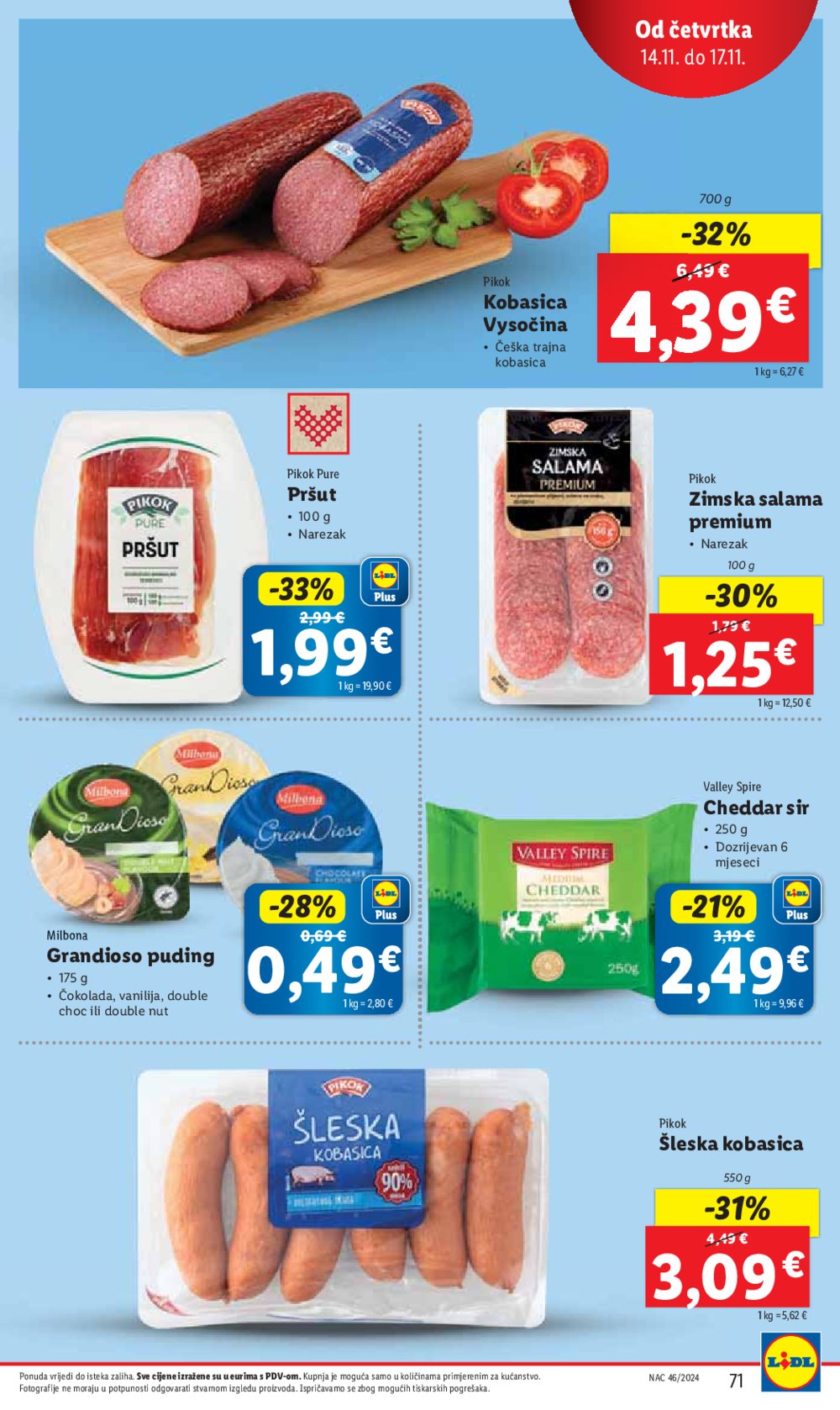 Lidl katalog Super ponuda od ponedjeljka 11.11.-17.11.2024.