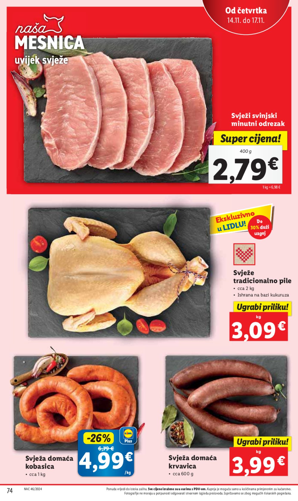 Lidl katalog Super ponuda od ponedjeljka 11.11.-17.11.2024.