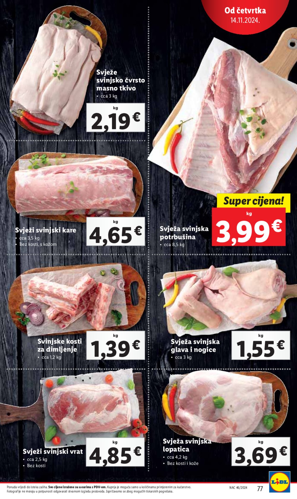 Lidl katalog Super ponuda od ponedjeljka 11.11.-17.11.2024.