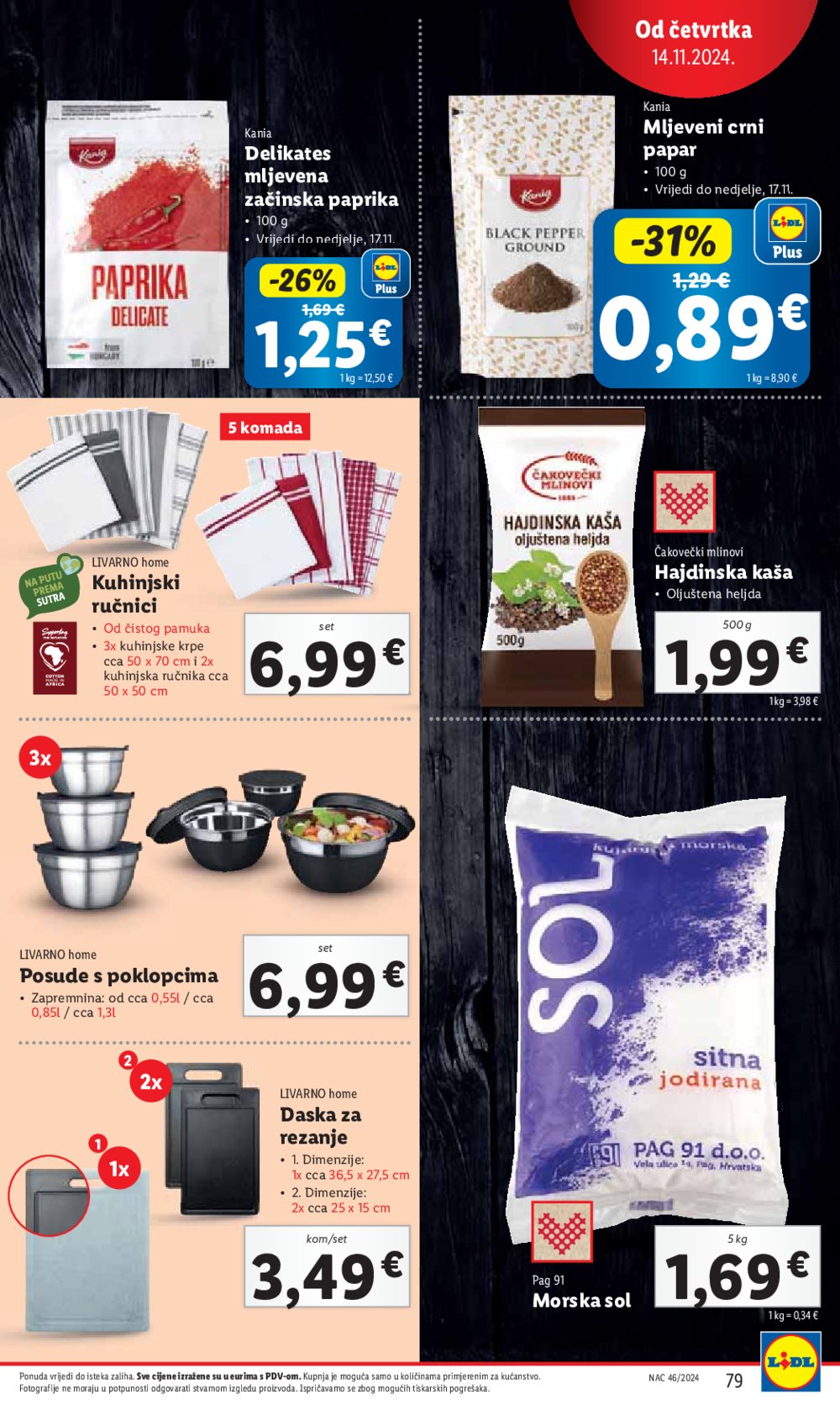 Lidl katalog Super ponuda od ponedjeljka 11.11.-17.11.2024.