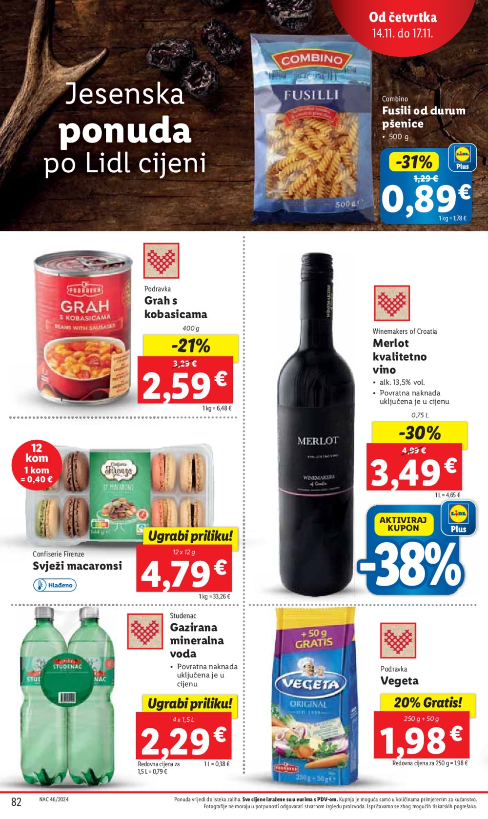 Lidl katalog Super ponuda od ponedjeljka 11.11.-17.11.2024.