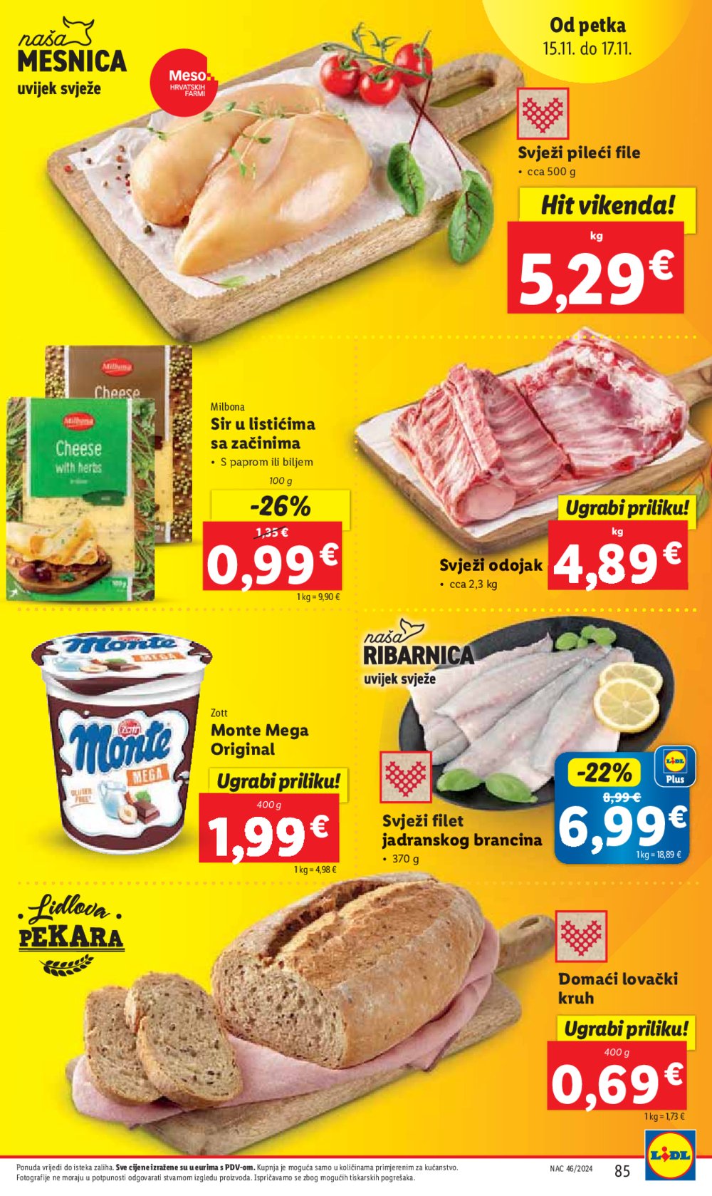 Lidl katalog Super ponuda od ponedjeljka 11.11.-17.11.2024.